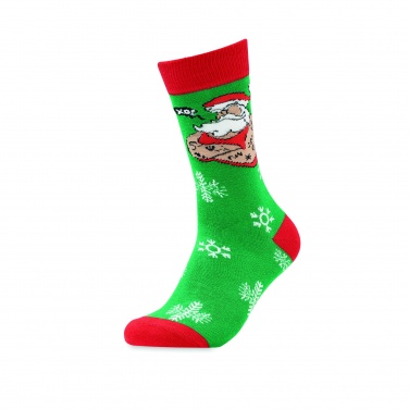 Logo trade promotional gifts image of: Pair of Christmas socks M