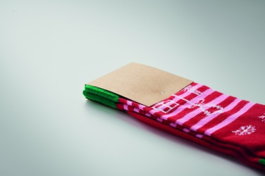 Logotrade promotional gift image of: Pair of Christmas socks L