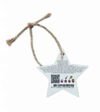 Logotrade promotional product picture of: Seed paper Xmas ornament