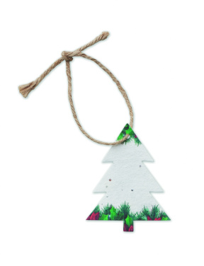 Logotrade promotional product picture of: Seed paper Xmas ornament