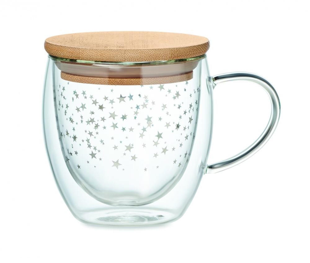 Logotrade advertising product picture of: Double wall borosilicate mug