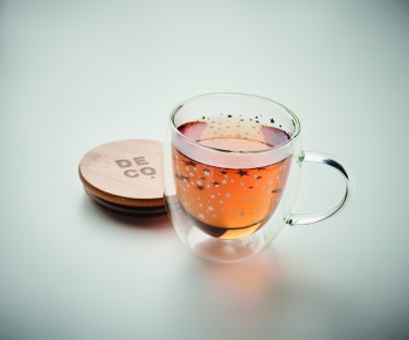 Logo trade promotional giveaways picture of: Double wall borosilicate mug