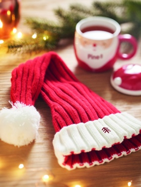 Logo trade promotional items picture of: Long Christmas knitted beanie