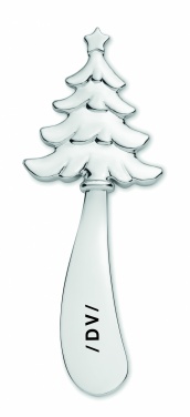 Logo trade business gifts image of: Christmas tree cheese knife