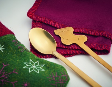 Logotrade corporate gift picture of: Christmas dessert cutlery set