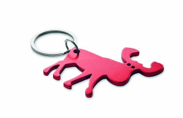 Logotrade promotional merchandise photo of: Recycled aluminium key ring Pori
