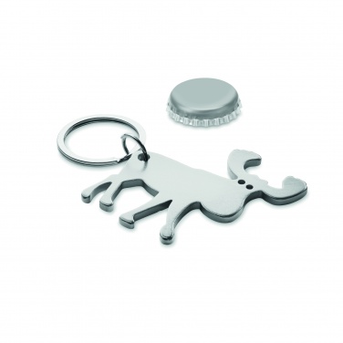 Logotrade promotional product picture of: Recycled aluminium key ring Pori