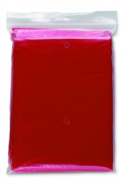Logo trade promotional product photo of: Foldable raincoat in polybag