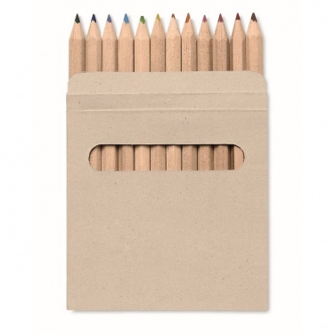 Logotrade promotional merchandise photo of: 12 coloured pencils set