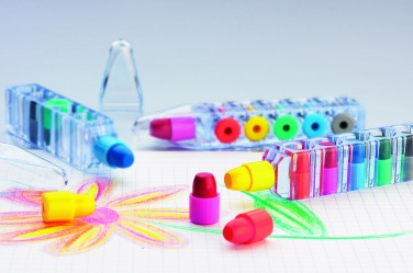 Logotrade promotional merchandise photo of: Set of 6 wax crayons