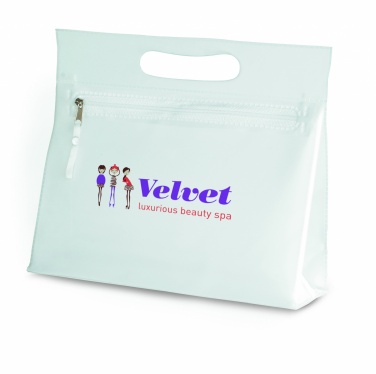 Logo trade business gifts image of: Transparent cosmetic pouch