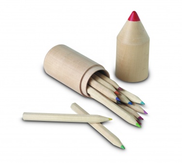 Logotrade corporate gift picture of: 12 pencils in wooden box
