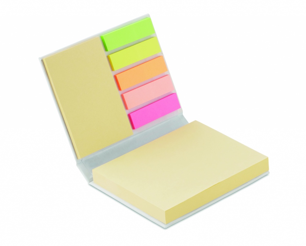 Logo trade business gift photo of: Sticky note memo pad