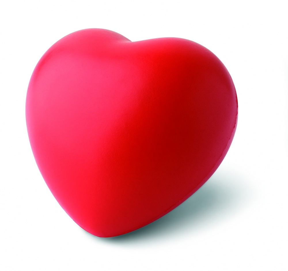Logotrade advertising product picture of: Anti-stress heart PU material