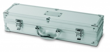 Logotrade promotional gift image of: 3 BBQ tools in aluminium case
