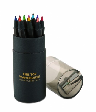 Logotrade promotional merchandise picture of: Black colouring pencils