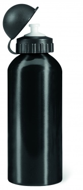 Logo trade promotional gifts image of: Single-walled 600 ml aluminum bottle