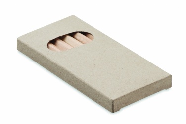 Logo trade corporate gifts picture of: 6 coloured pencils in box