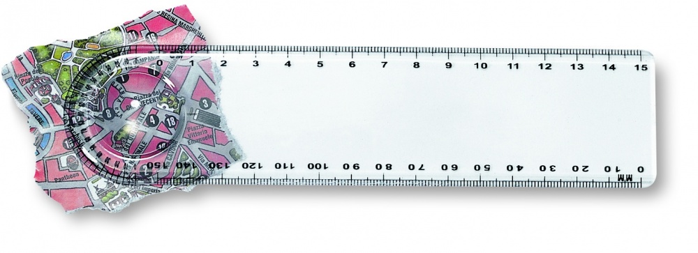 Logotrade promotional gifts photo of: Ruler with magnifier