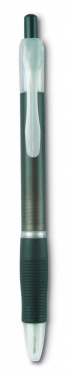 Logo trade promotional products image of: Ball pen with rubber grip