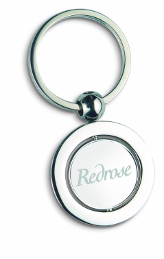 Logo trade business gift photo of: Globe metal key ring  WORLD