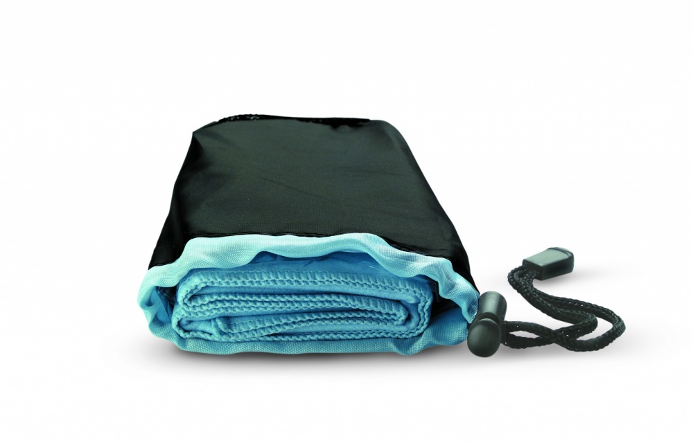 Logotrade promotional items photo of: Sport towel in nylon pouch