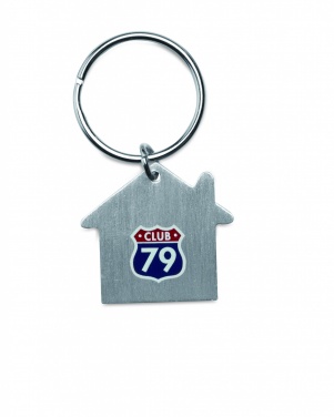Logotrade corporate gift image of: Metal key holder house Lahti