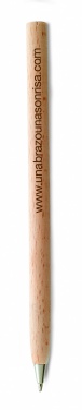 Logotrade promotional giveaway picture of: Wooden ball pen
