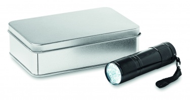 Logotrade promotional merchandise picture of: LED torch in tin box