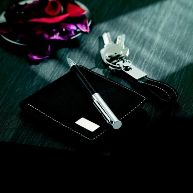 Logo trade corporate gifts image of: Ball pen key ring and wallet Lappeenranta