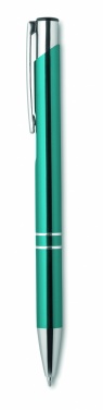 Logo trade corporate gifts image of: Push button pen with black ink
