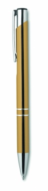 Logo trade promotional merchandise photo of: Push button pen with black ink