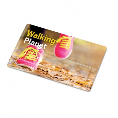 Logo trade promotional gift photo of: Creditcard. USB flash 16GB