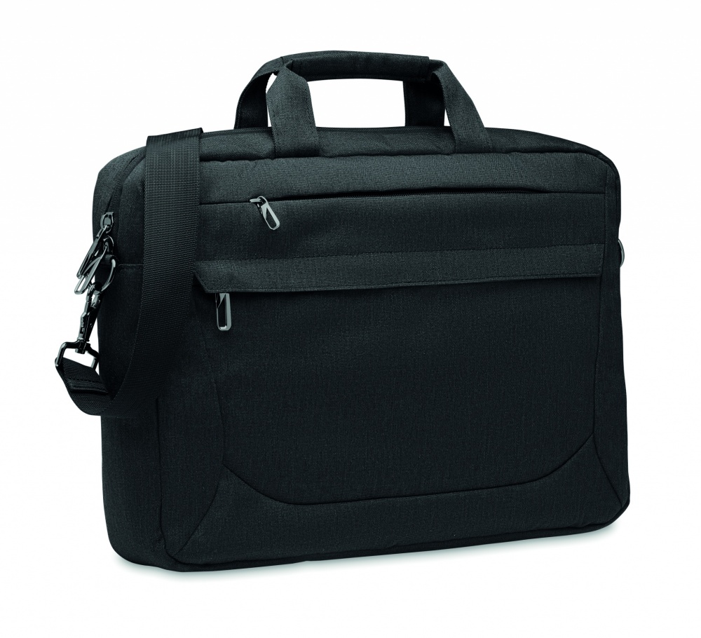 Logo trade promotional gifts image of: 600 RPET laptop bag