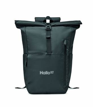 Logotrade promotional merchandise image of: 300D RPET rolltop backpack