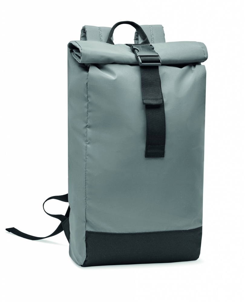 Logotrade business gifts photo of: Reflective Rolltop backpack