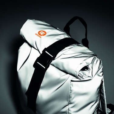 Logotrade promotional item image of: Reflective Rolltop backpack