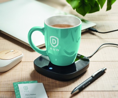 Logo trade promotional merchandise image of: Mug warmer in ABS