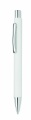 Recycled paper push ball pen, White