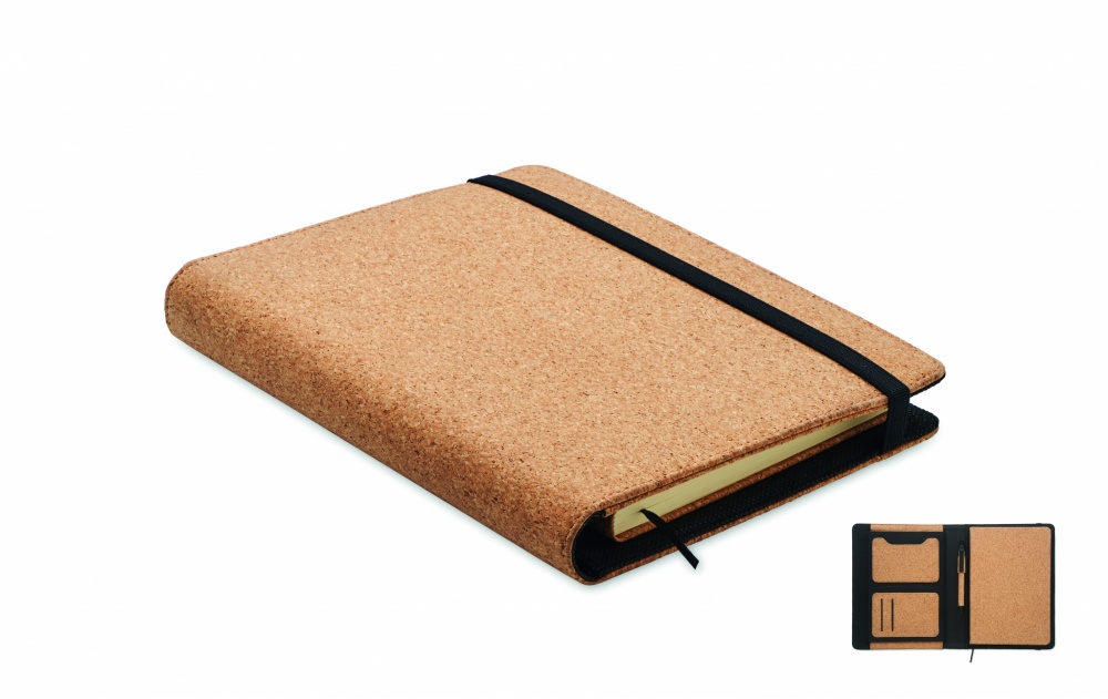 Logotrade promotional giveaway picture of: A5 portfolio in cork