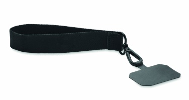 Logo trade advertising products image of: Polyester phone wrist strap