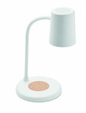 Logotrade promotional product picture of: Wireless charger, lamp speaker