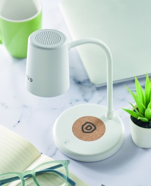 Logotrade corporate gift image of: Wireless charger, lamp speaker