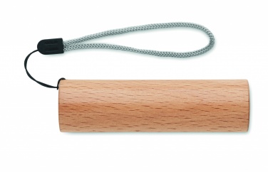 Logotrade promotional merchandise image of: Beech wood rechargeable torch