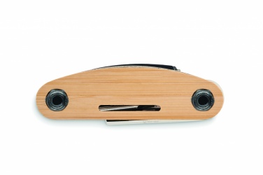 Logo trade promotional giveaways picture of: Multi tool pocket in bamboo