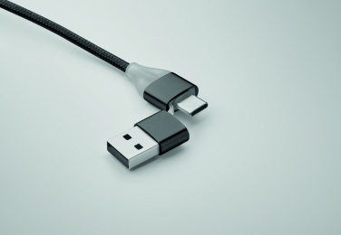Logotrade business gifts photo of: 4 in 1 charging cable type C