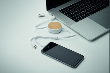 Logotrade business gift image of: Retractable charging USB cable