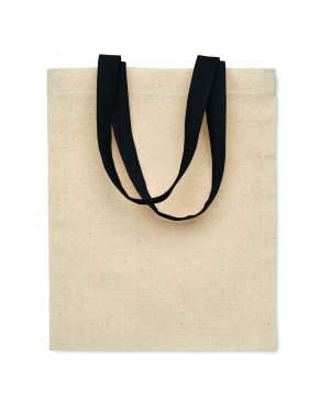 Logo trade promotional products image of: Small cotton gift bag140 gr/m²