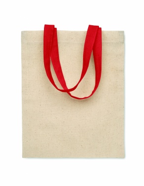 Logo trade promotional merchandise photo of: Small cotton gift bag140 gr/m²