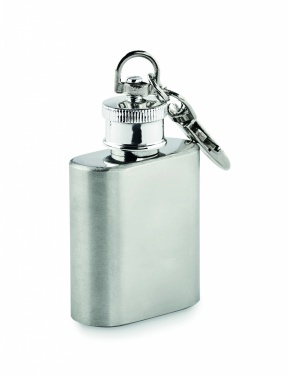 Logo trade promotional item photo of: Hipflask key ring Joensuu